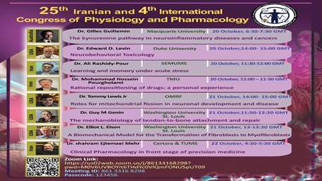 Lecture in international congress of physiology and pharmacology